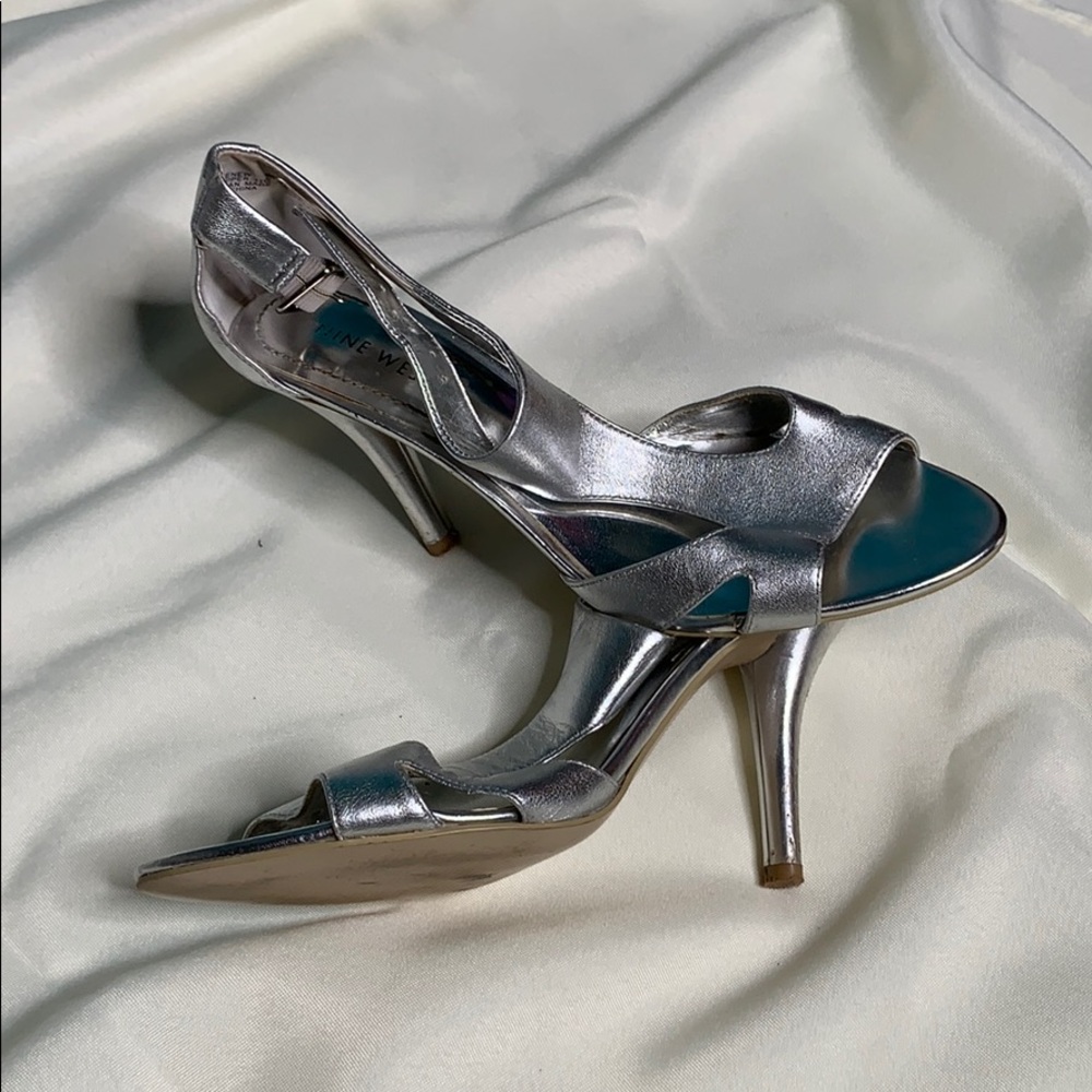 Silver Strap Stiletto